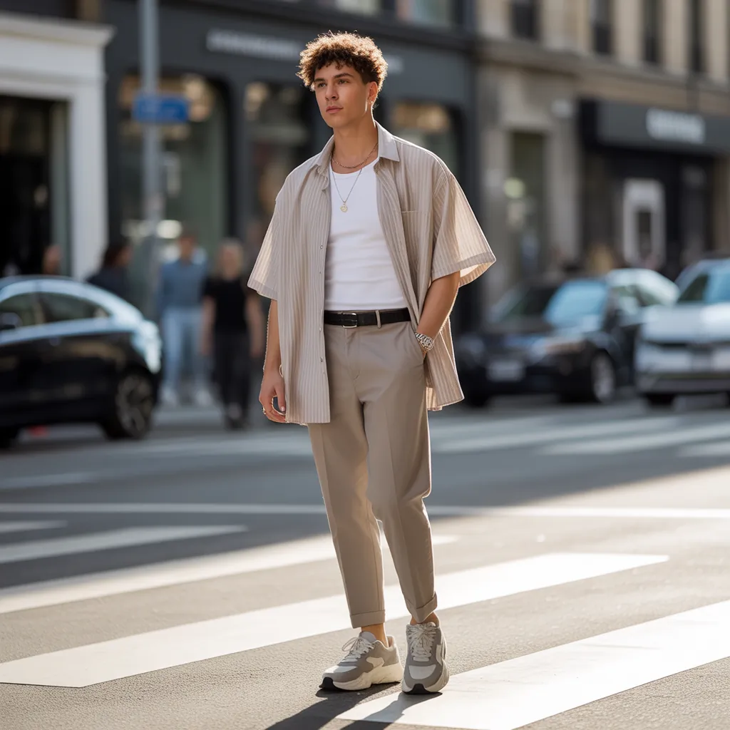 oversized shirt outfit