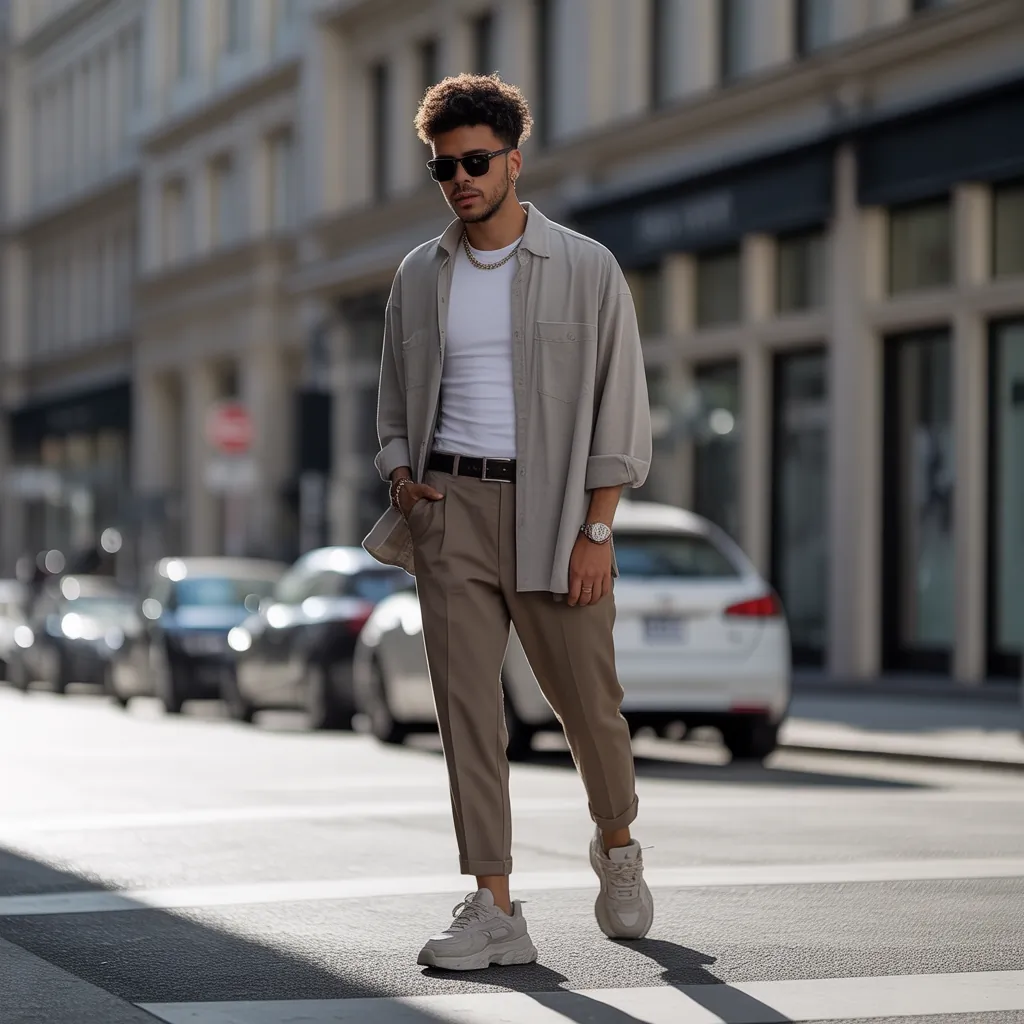 oversized shirt outfit