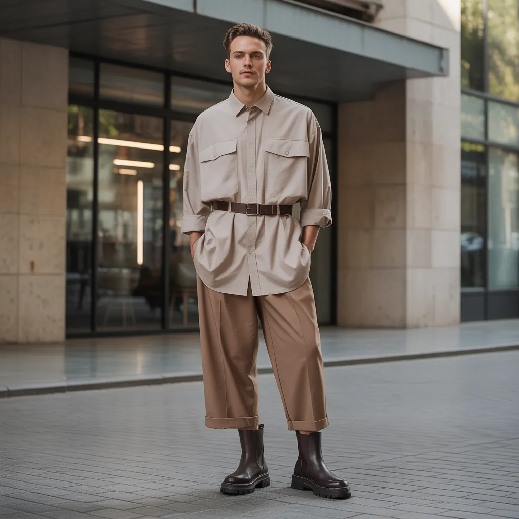 oversized shirt outfit