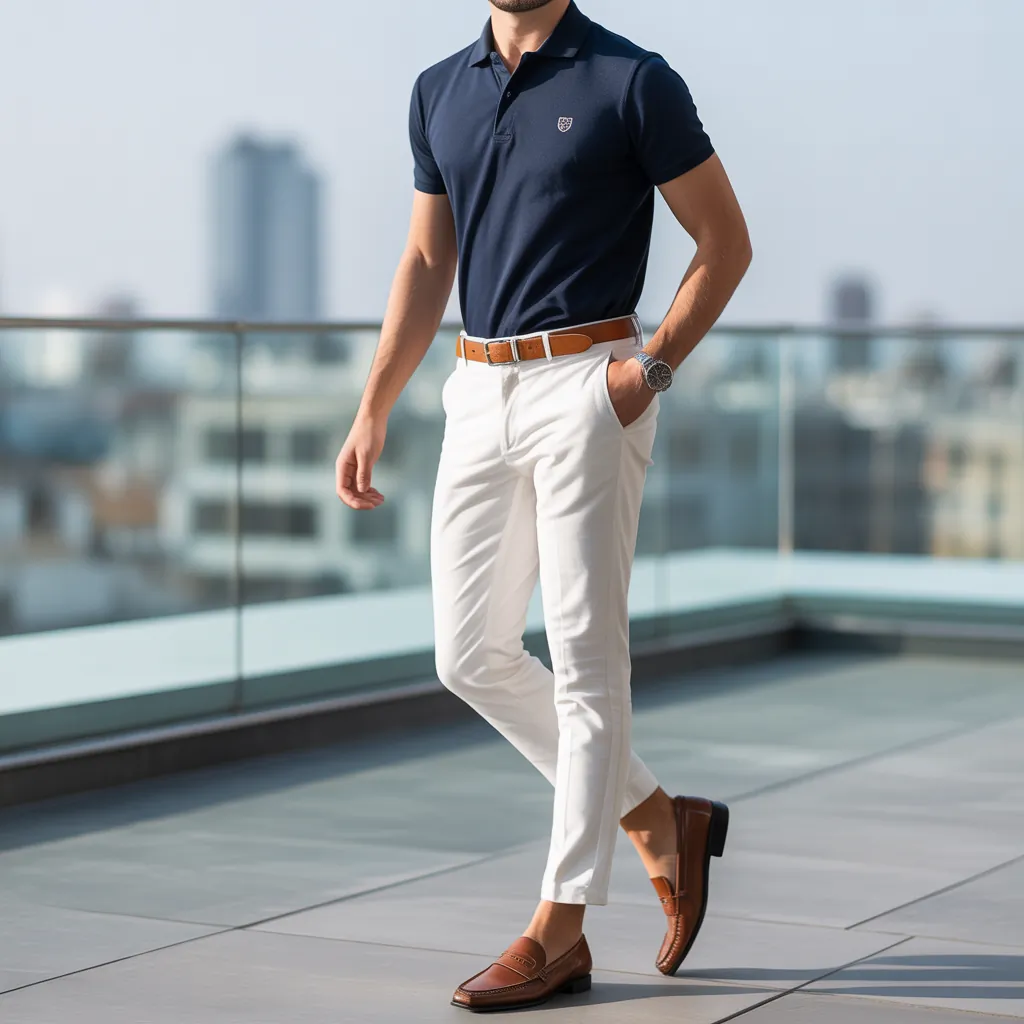 polo shirt outfit