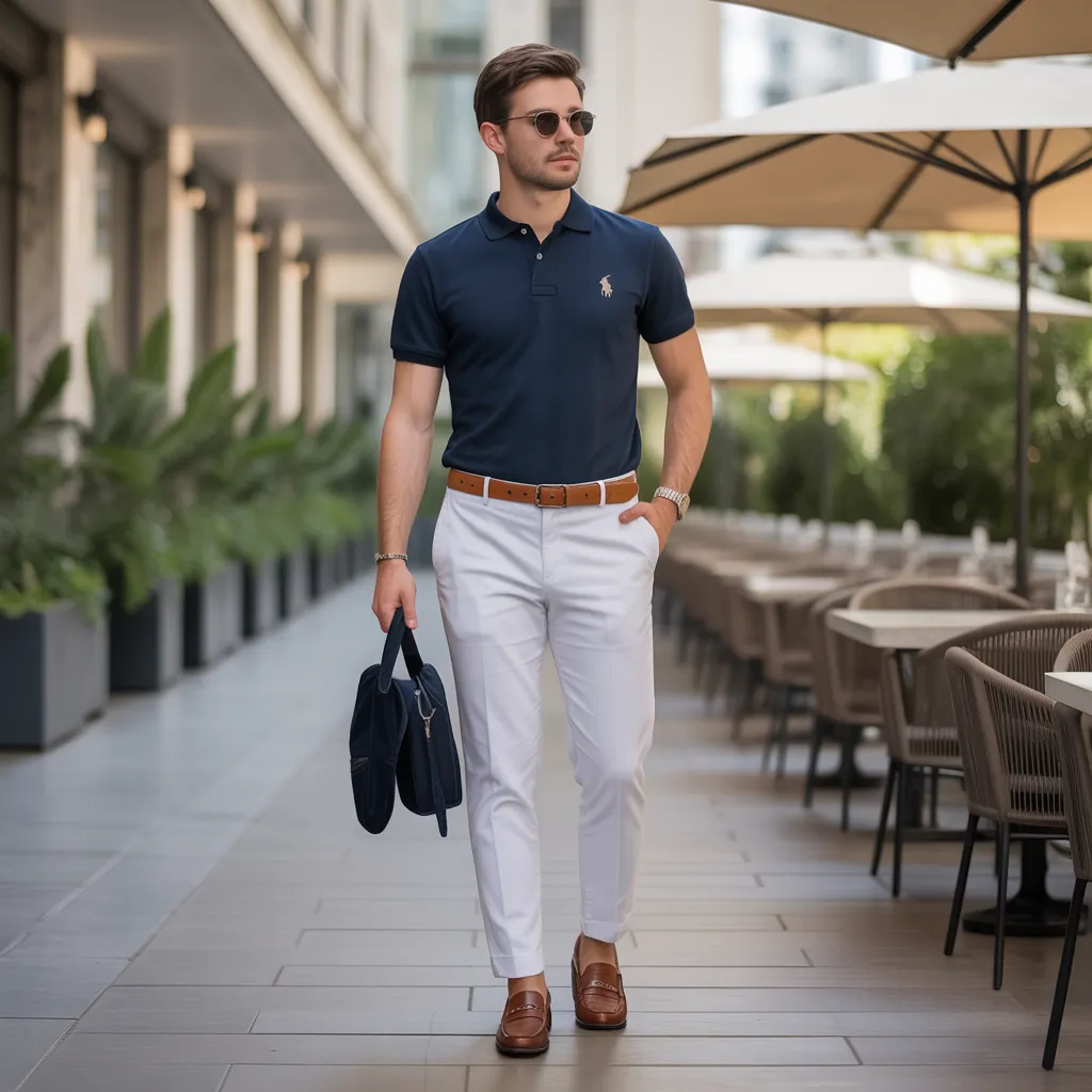 polo shirt outfit