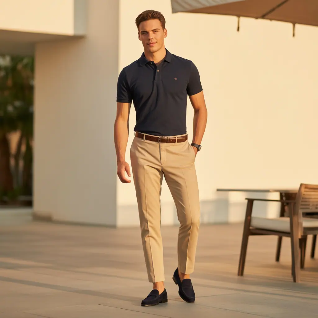 polo shirt outfit