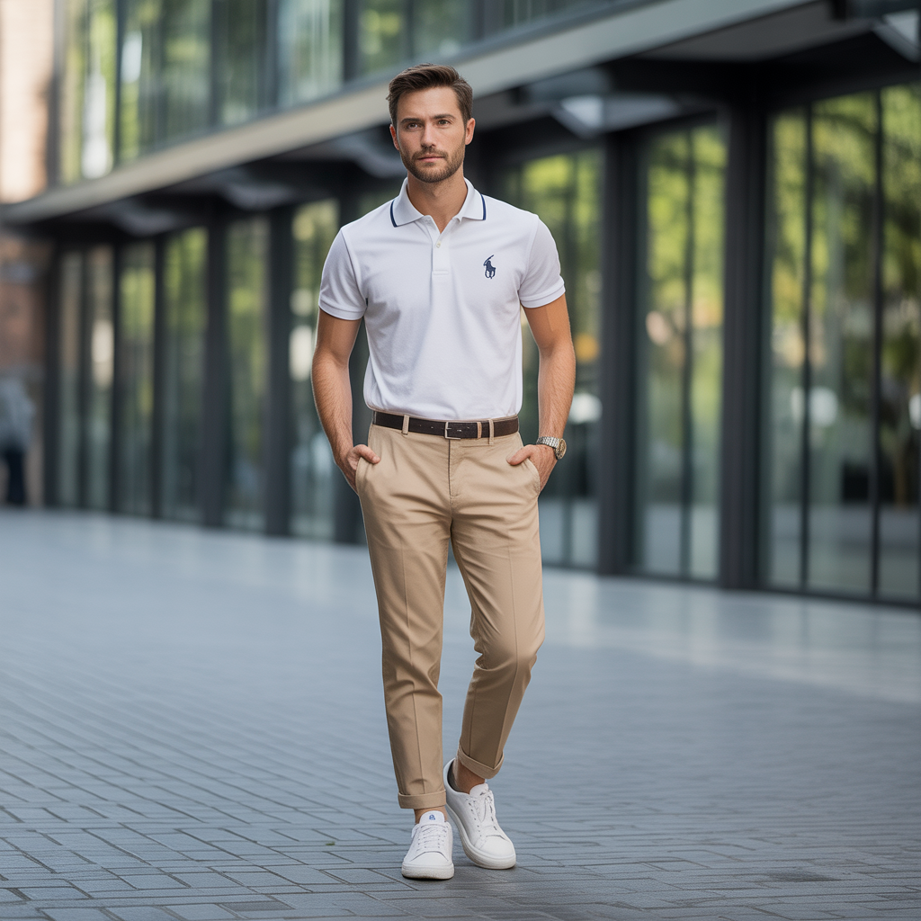 polo shirt outfit