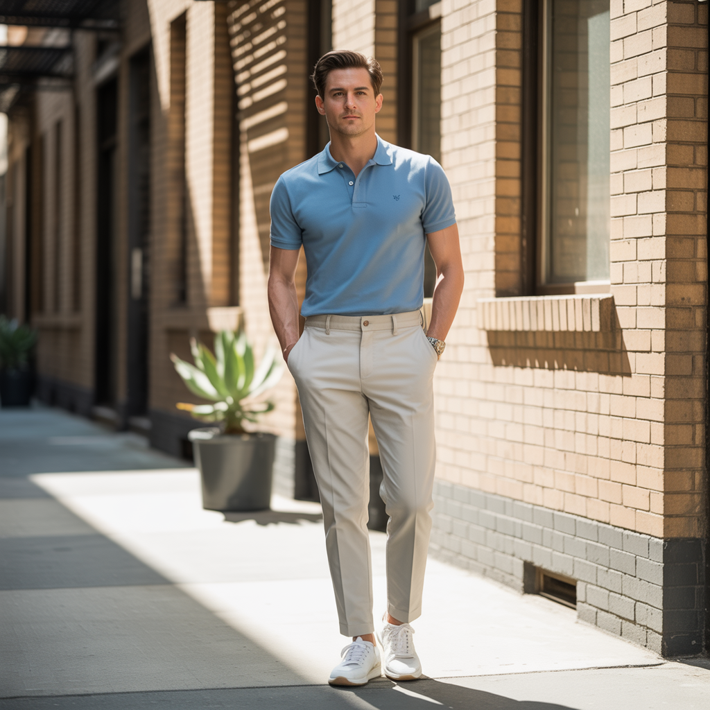 polo shirt outfit