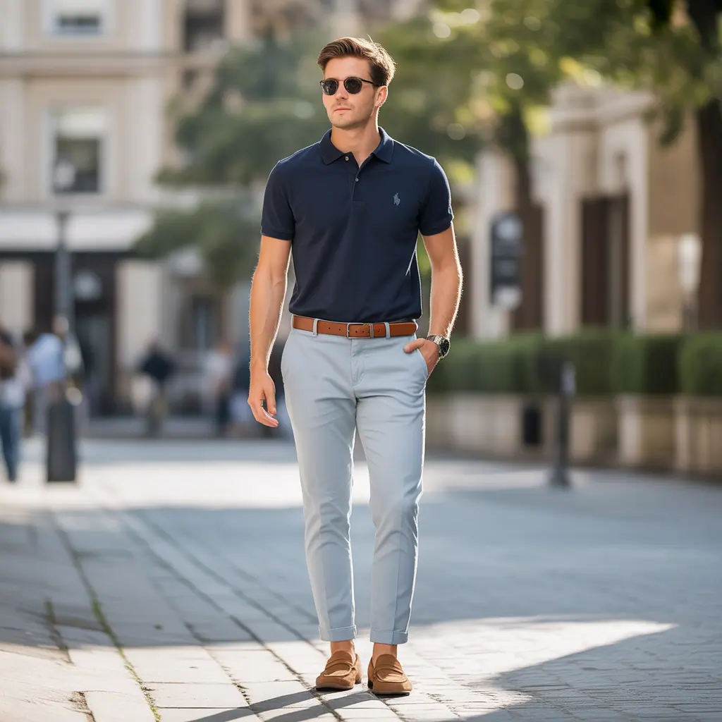 polo shirt outfit
