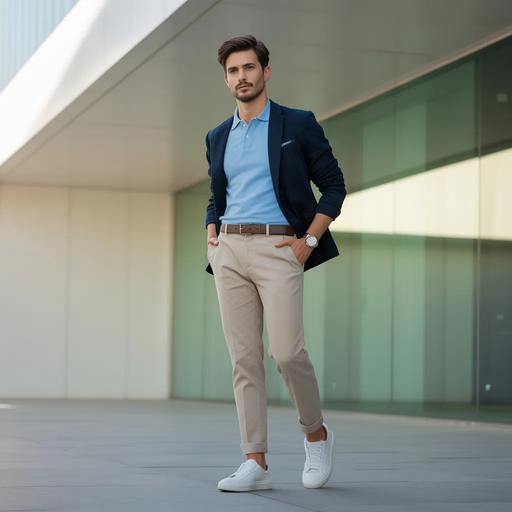 polo shirt outfit men