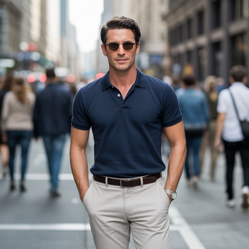 polo shirt outfit men