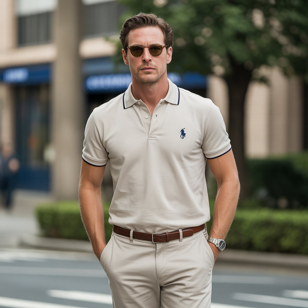 polo shirt outfit men