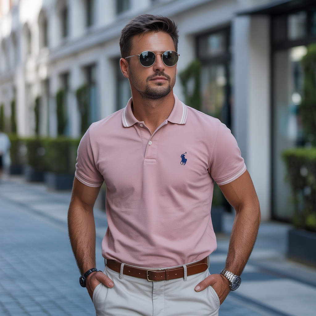 polo shirt outfit men