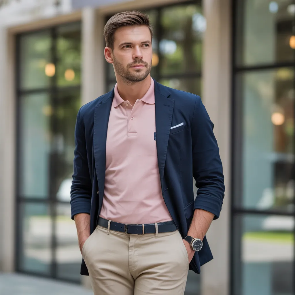 polo shirt outfit men