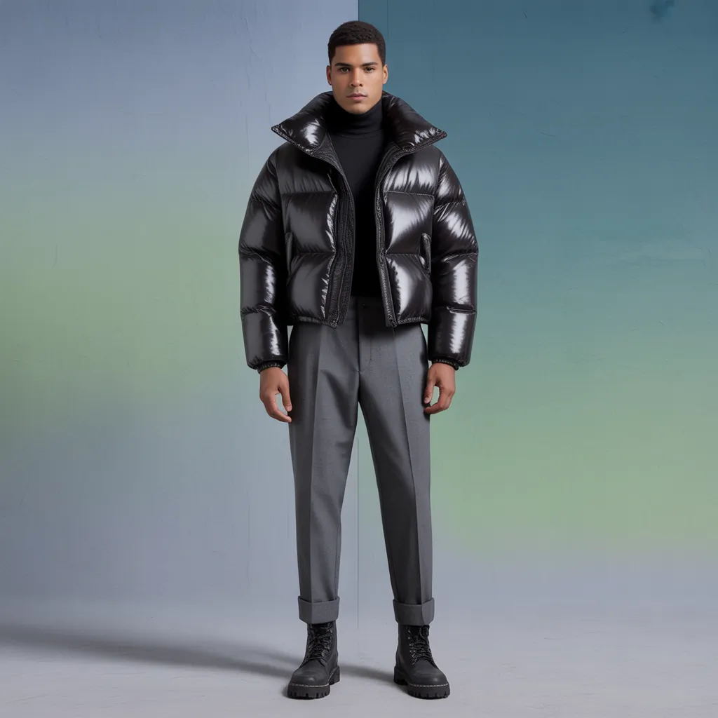 puffer jacket outfit men