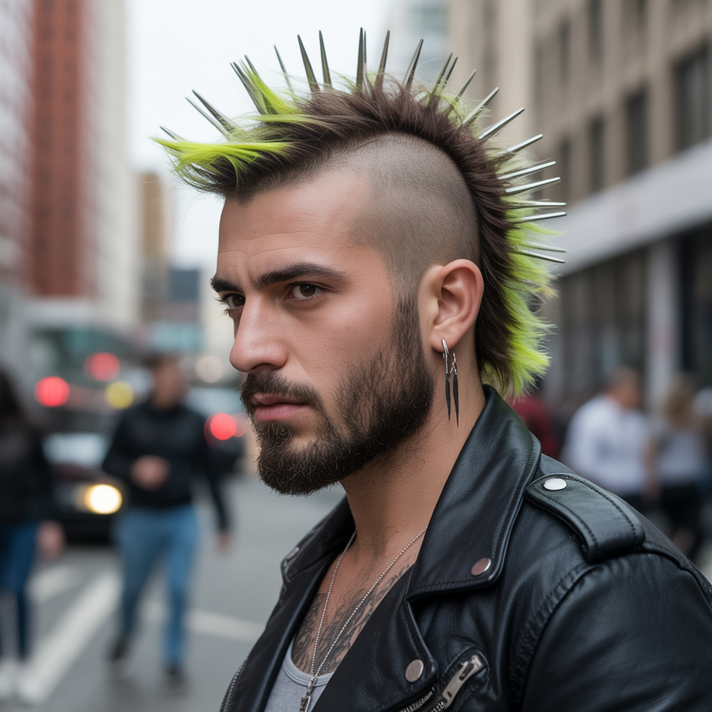 punk hairstyles men