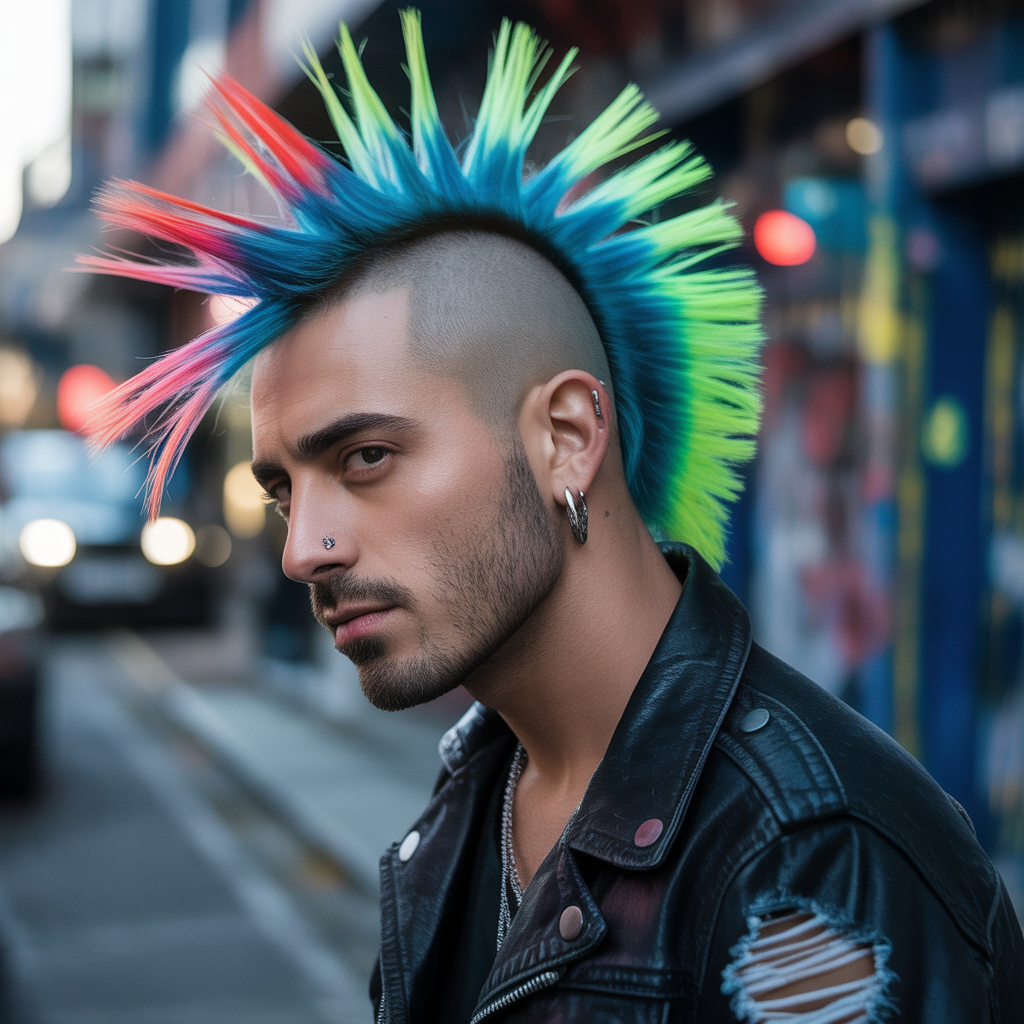 punk hairstyles men