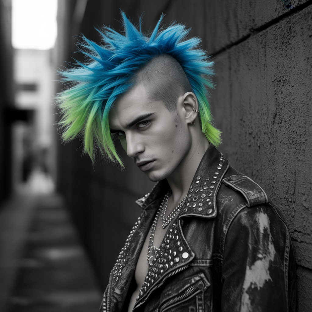punk hairstyles men
