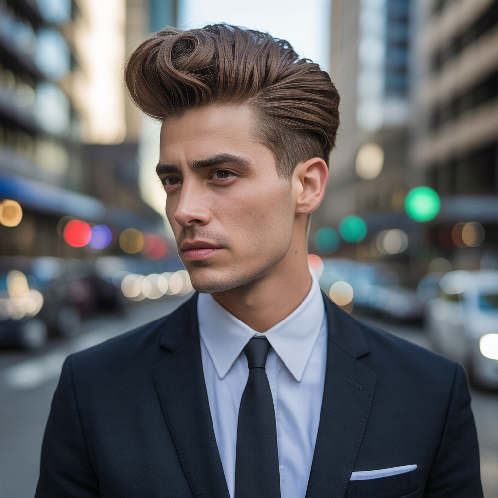 quiff hairstyle men