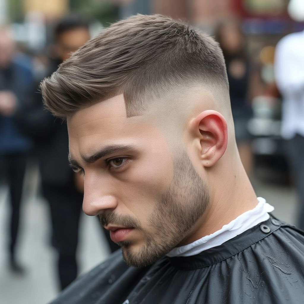 razor fade haircut