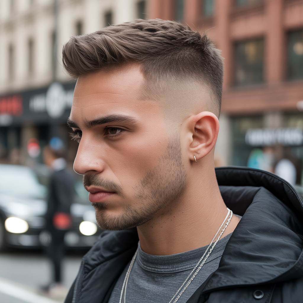 razor fade haircut