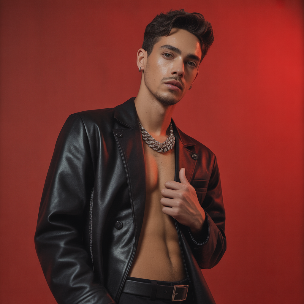 red bg