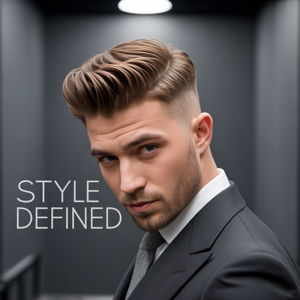 round face mens hair