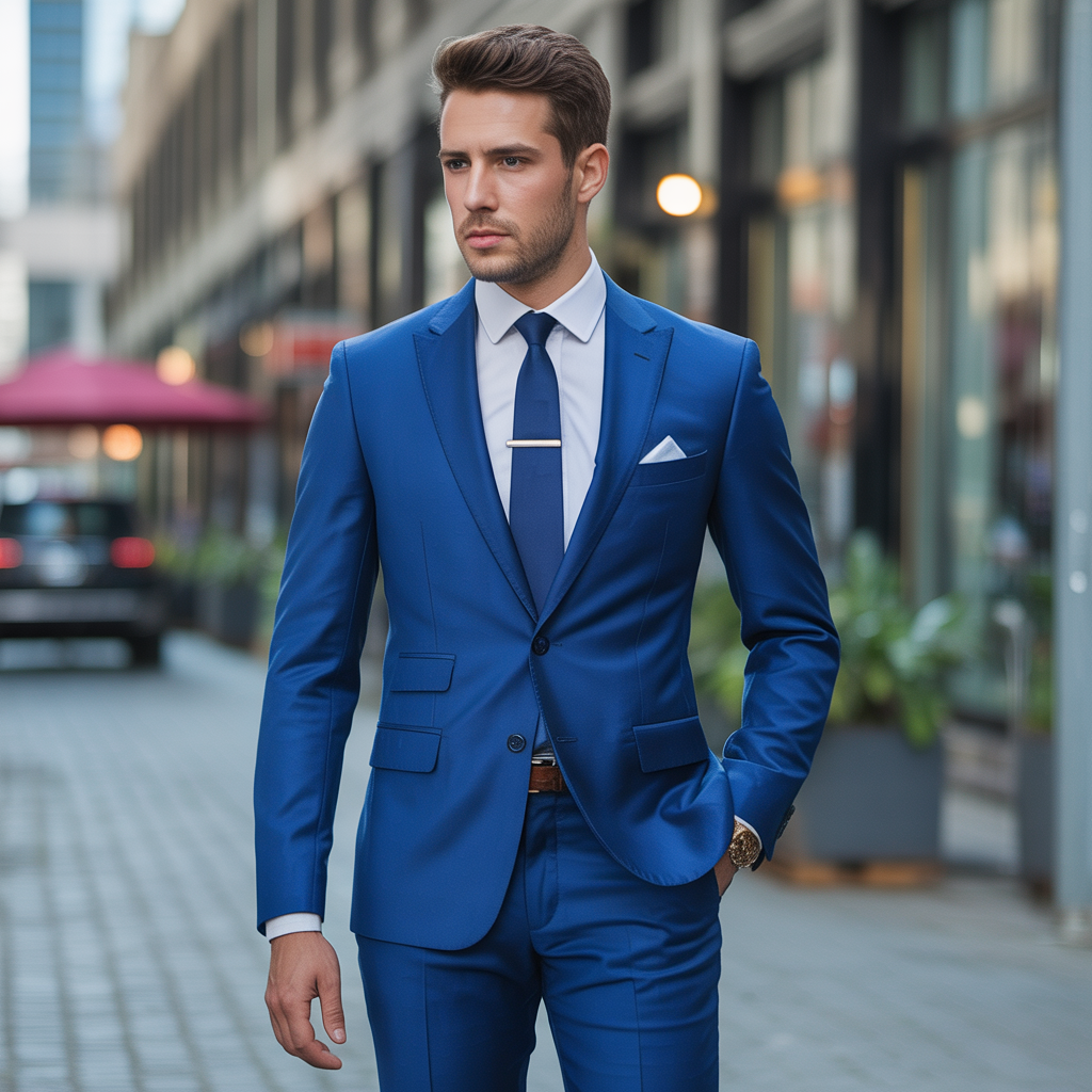 royal blue suit