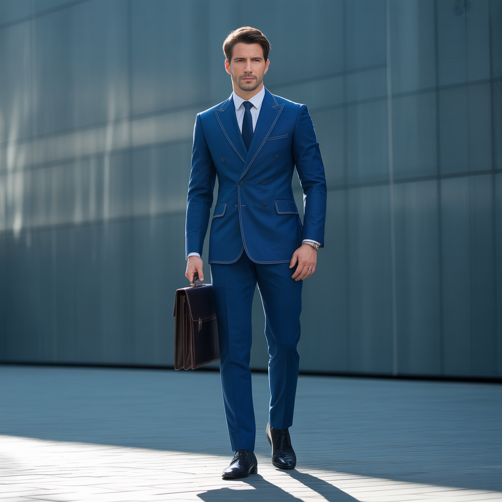 royal blue suit