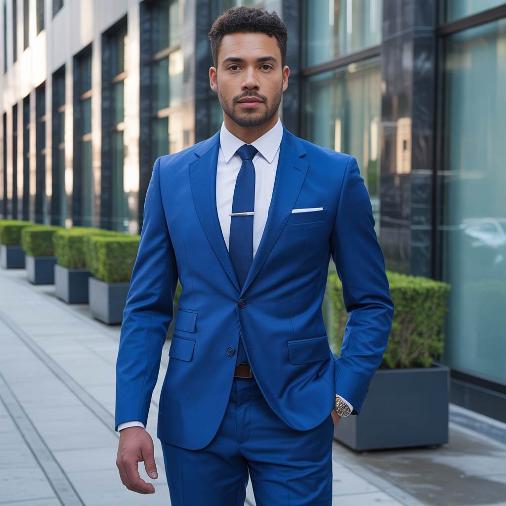 royal blue suit