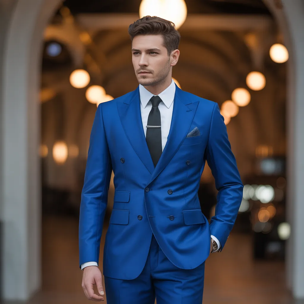 royal blue suit