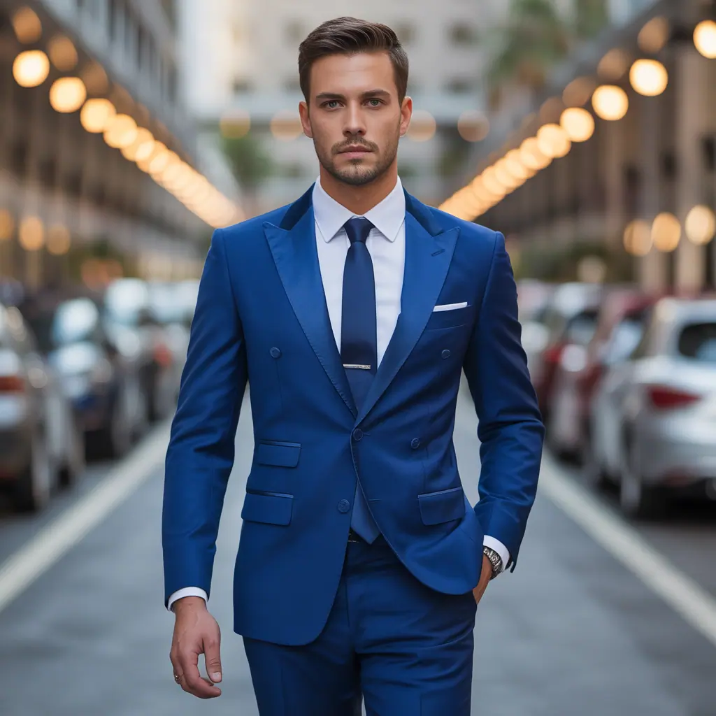 royal blue suit