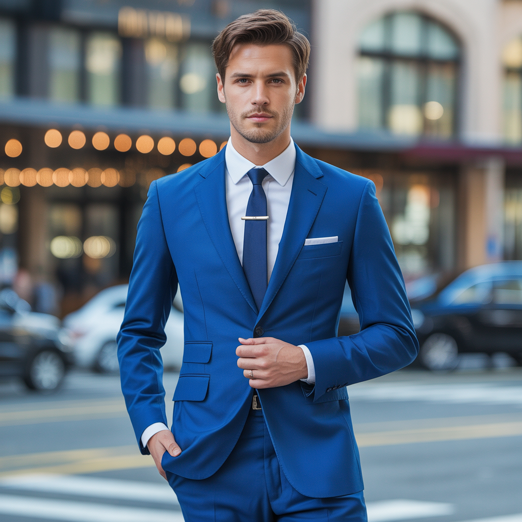 royal blue suit