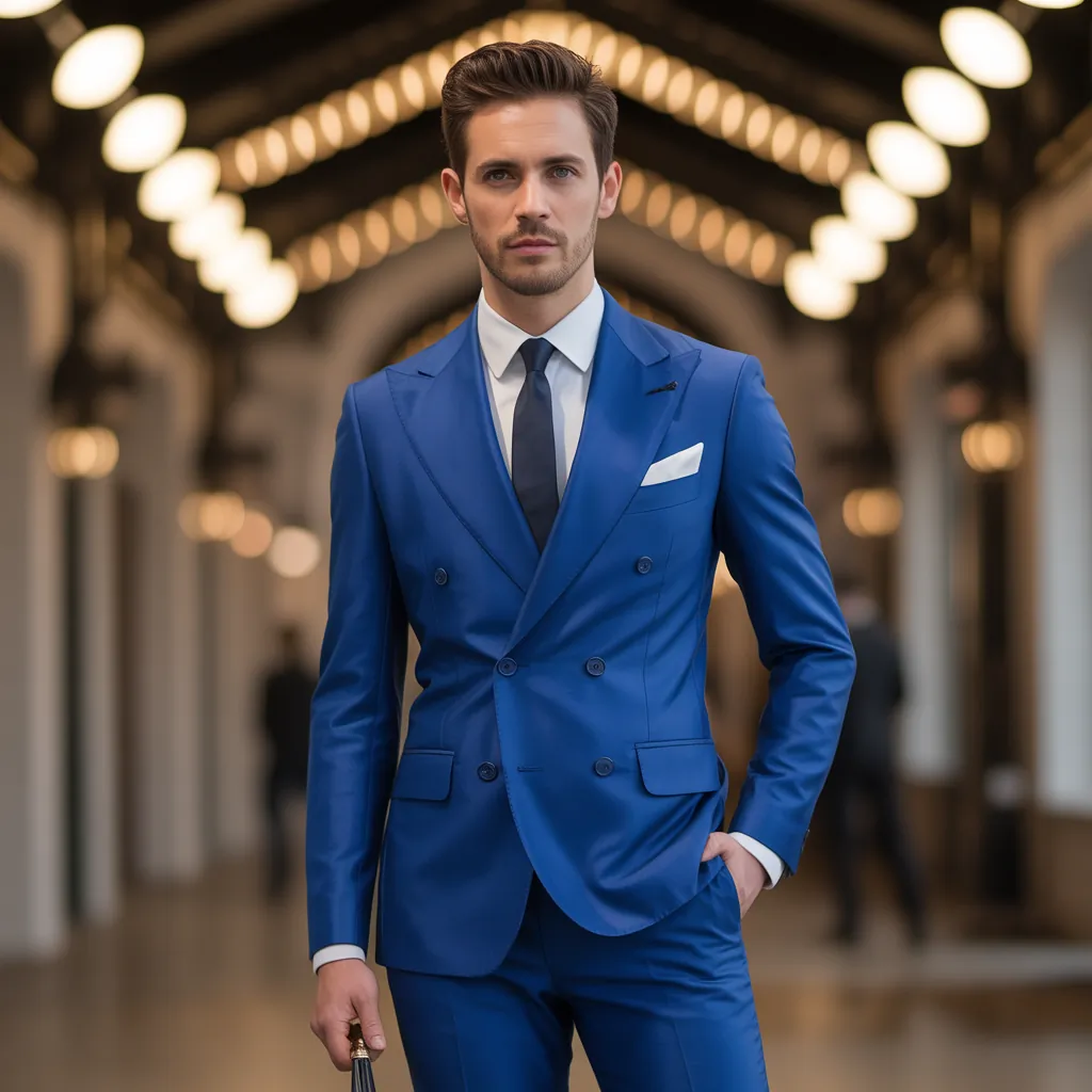 royal blue suit