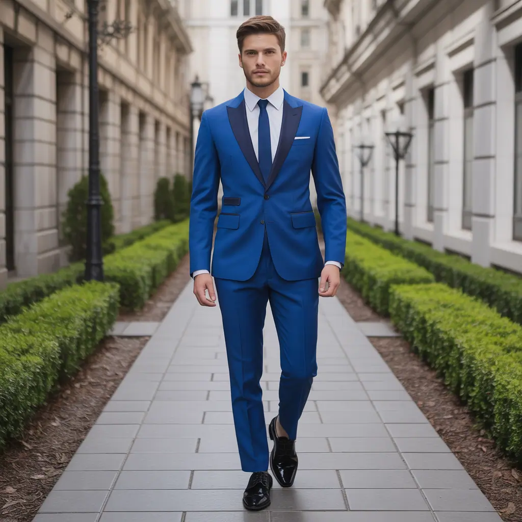 royal blue suit