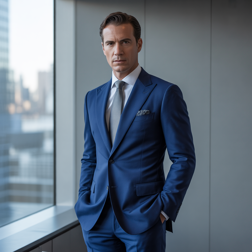 royal blue suit