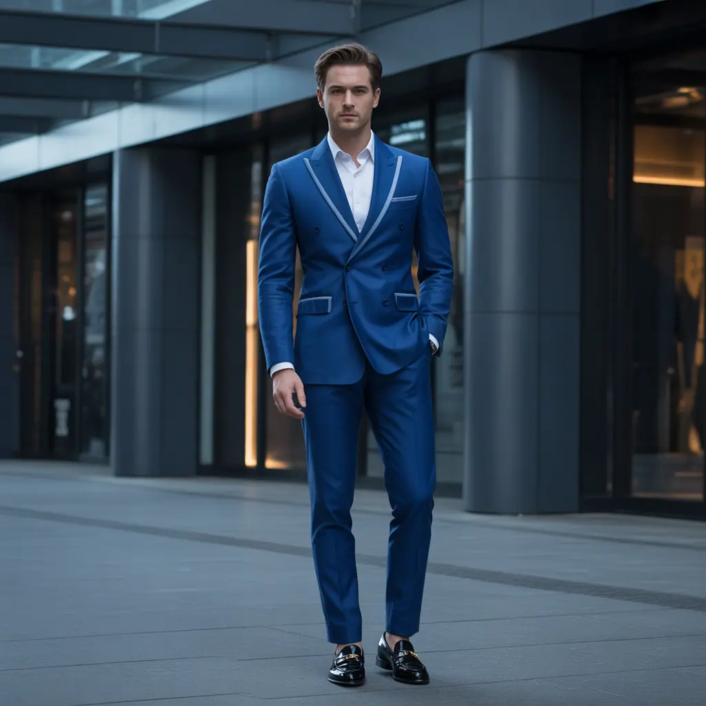 royal blue suit
