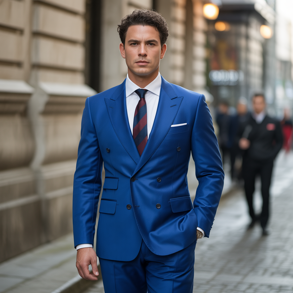 royal blue suit