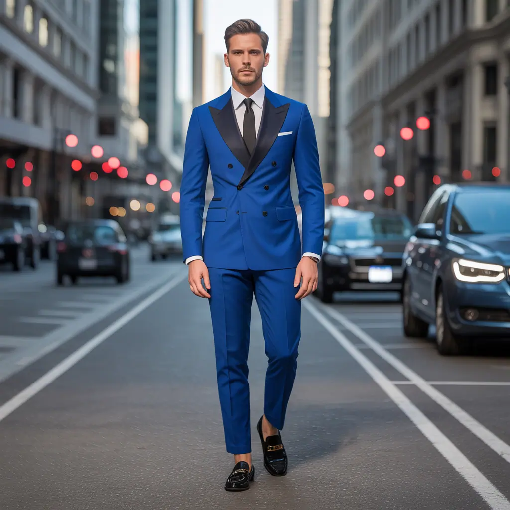 royal blue suit
