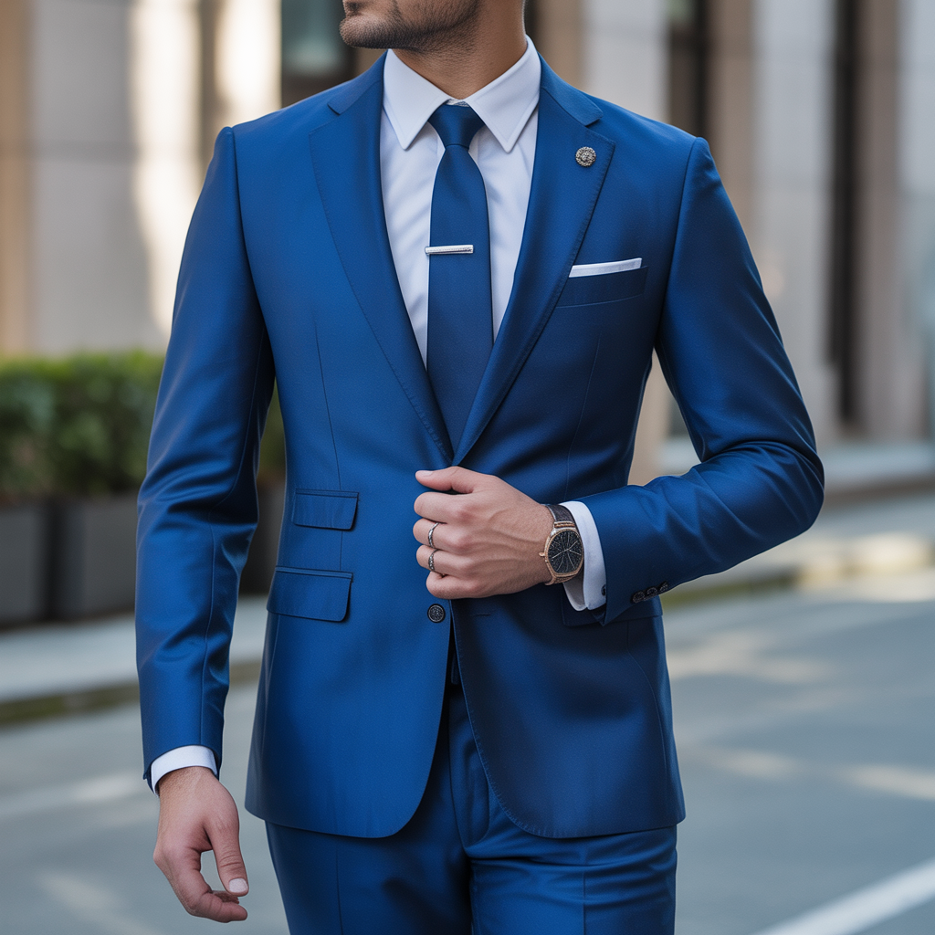 royal blue suit