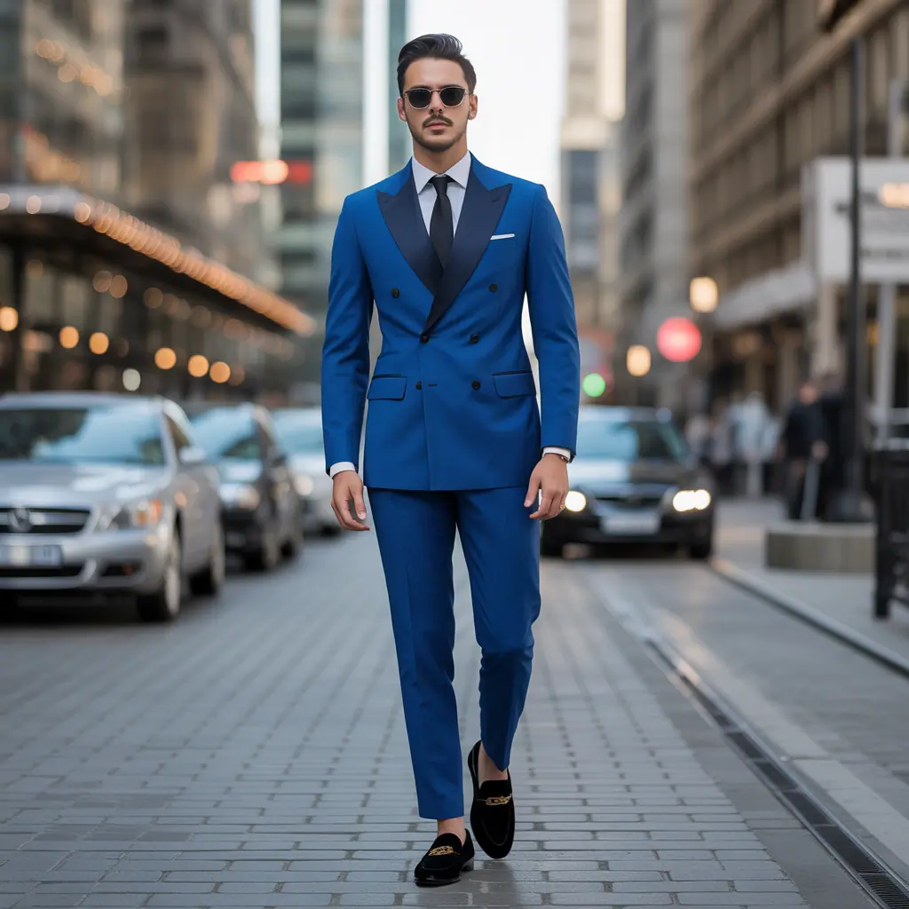 royal blue suit