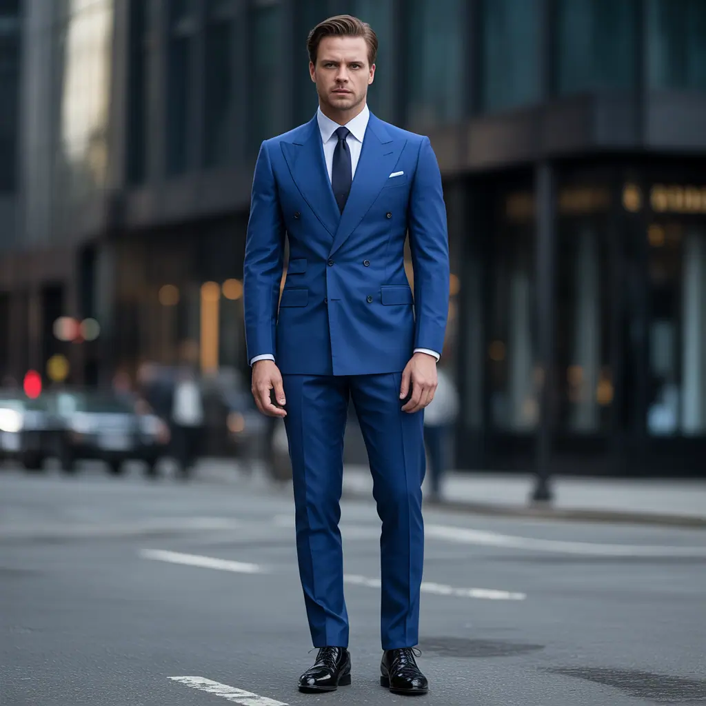 royal blue suit