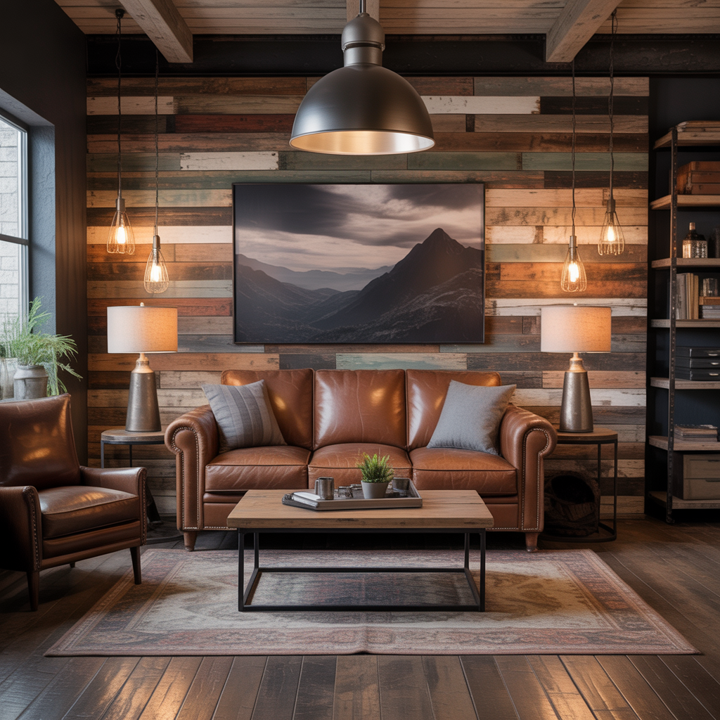 rugged home decor ideas for men