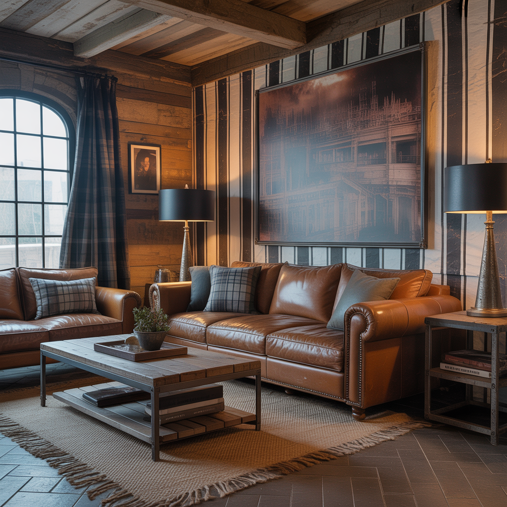 rugged home decor ideas for men