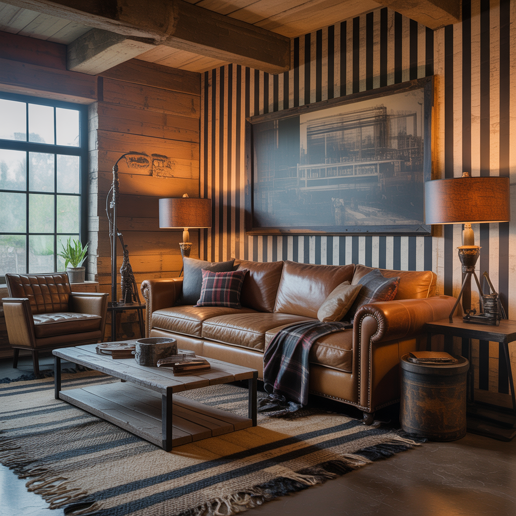 rugged home decor ideas for men