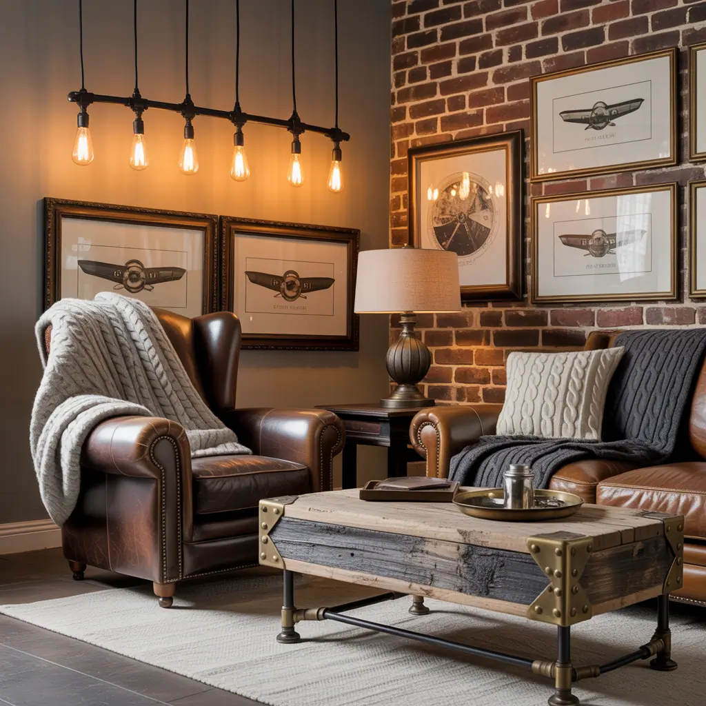 rugged home decor ideas for men