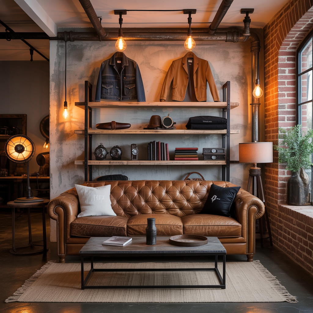 rugged home decor ideas for men