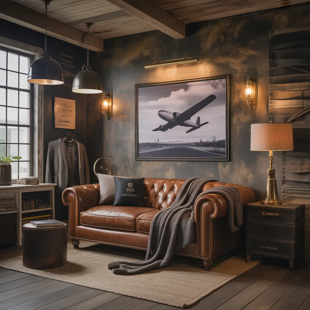 rugged home decor ideas for men