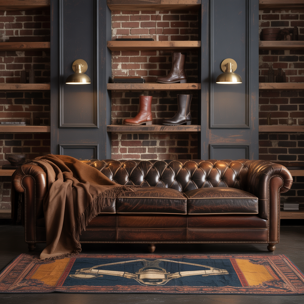 rugged home decor ideas for men