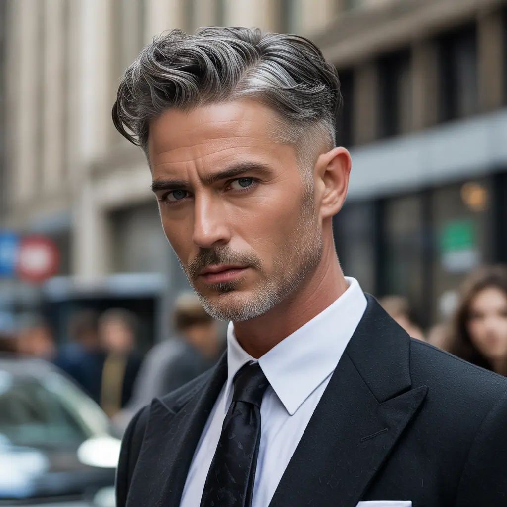salt and pepper hairstyles for men