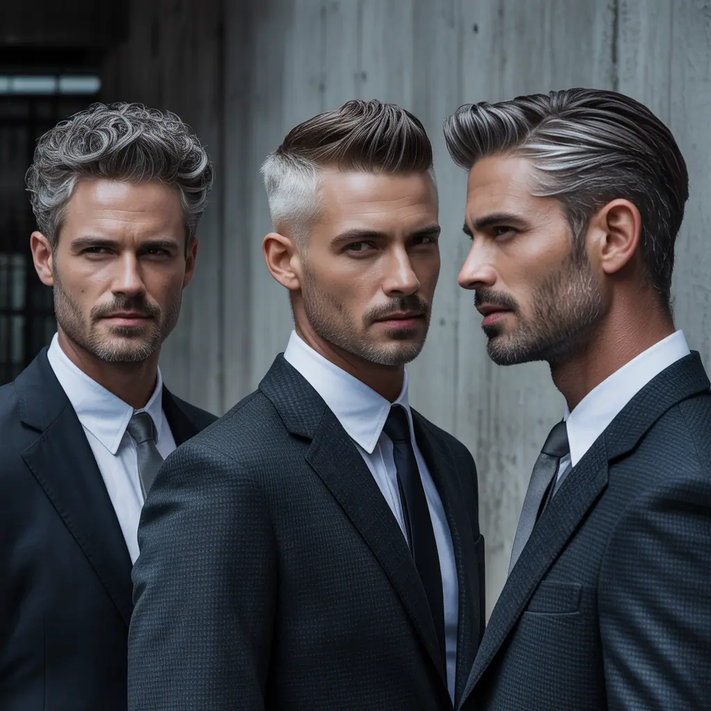 salt and pepper hairstyles for men