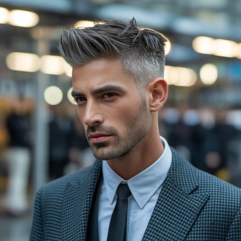 salt and pepper hairstyles for men