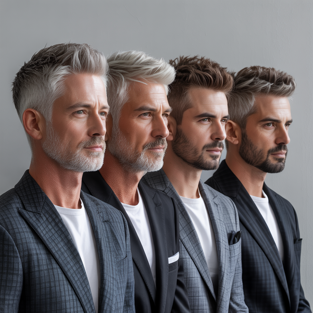 salt and pepper hairstyles for men