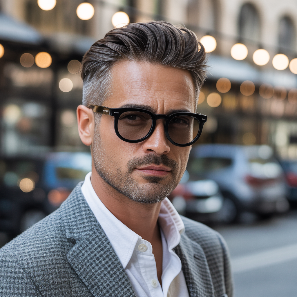 salt and pepper hairstyles for men